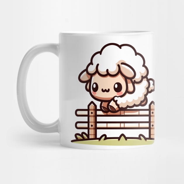 Jumping Sheep by Fossilized Pixel